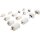 Polierköpfe-Sortiment | Antrieb 6,3 mm (1/4") | 14-tlg.