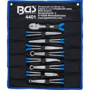 Langbeck- / Flach- und Zündkerzen-Stecker-Zangen-Satz | extra lang | 9-tlg.