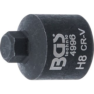 Bremssattel-Einsatz | Innensechskant | extra kurz | 8 mm