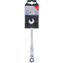 Doppelgelenk-Ratschenring-Maulschlüssel | abwinkelbar | SW 8 mm