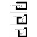 Doppelgelenk-Ratschenring-Maulschlüssel | abwinkelbar | SW 8 mm