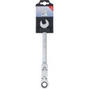 Doppelgelenk-Ratschenring-Maulschlüssel | abwinkelbar | SW 14 mm