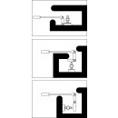 Doppelgelenk-Ratschenring-Maulschlüssel | abwinkelbar | SW 17 mm