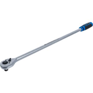 Umschaltknarre | extra lang | Abtrieb Außenvierkant 12,5 mm (1/2") | 605 mm