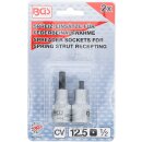 Spreiz-Einsatz-Satz für Federbeinklemmung | Antrieb Innenvierkant 12,5 mm (1/2") | 5 x 7 mm + 5,5 x 8,2 mm | 2-tlg.
