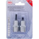 Spreiz-Einsatz-Satz für Federbeinklemmung | Antrieb Innenvierkant 12,5 mm (1/2") | 5 x 7 mm + 5,5 x 8,2 mm | 2-tlg.