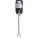 Ratschenring-Maulschlüssel | abwinkelbar | SW 18 mm