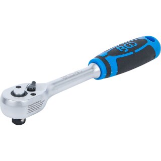 Umschaltknarre | gerade Ausführung | feinverzahnt | Abtrieb Außenvierkant 10 mm (3/8")