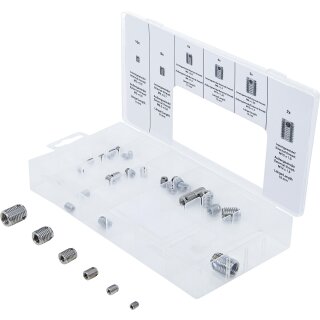 Gewindeeinsätze-Sortiment | selbstschneidend | 32-tlg.