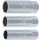 Zündkerzen-Einsatz-Satz Zwölfkant | Antrieb Innenvierkant 10 mm (3/8") | SW 14 - 16 - 18 mm | 3-tlg.
