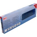 Aufsteckschienen-Set für Steckschlüssel-Einsätze | mit 80 Clips | für Einsätze 6,3 mm (1/4"), 10 mm (3/8"), 12,5 mm (1/2")