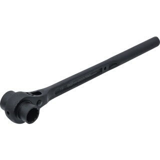 Gerüstbauer-Knarre | runder Schaft | SW 19 x 22 mm