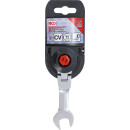 Ratschenring-Maulschlüssel | kurz | abwinkelbar | SW 15 mm