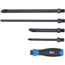 Durchstechahlen-Satz zur Kabelverlegung | 4-tlg.