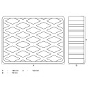 Gummiauflage | für Hebebühnen | 160 x 120 x 40 mm