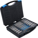 Steckschlüssel-Einsatz-Satz, Sechskant | extra lang | Antrieb Außensechskant 6,3 mm (1/4") | für Bohrmaschinen | SW 5,5 - 19 mm | 15-tlg.