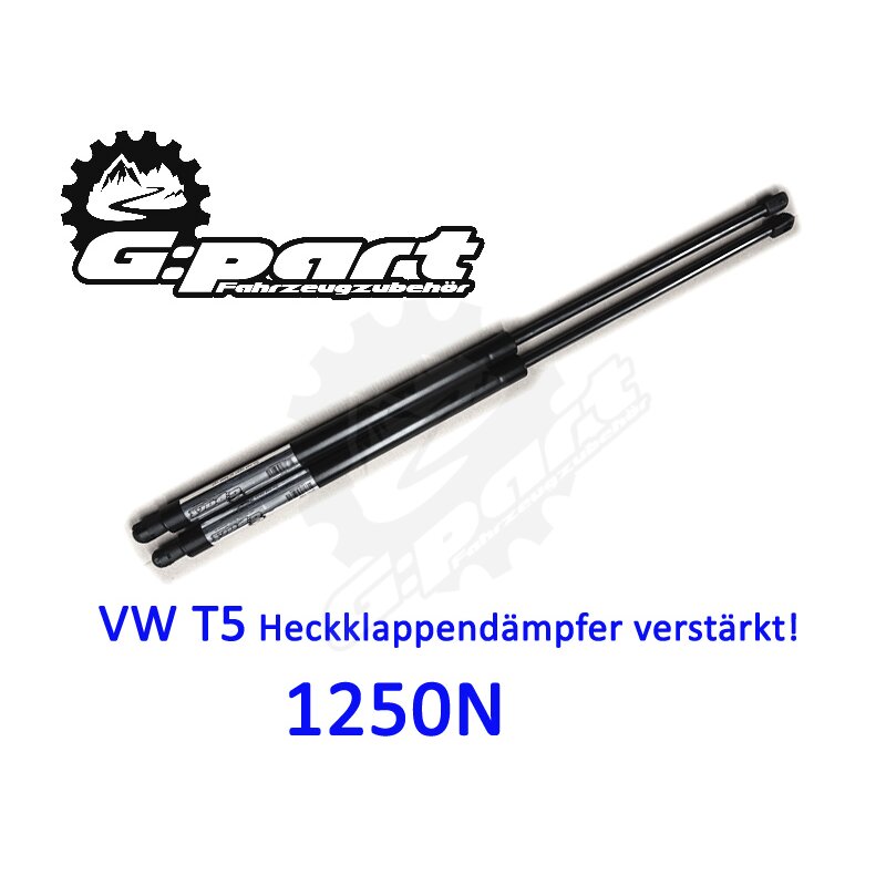 Gasdruckfedern f. Heckklappe VW T5/T6 bis '06/16, 1250N, 69,00 €