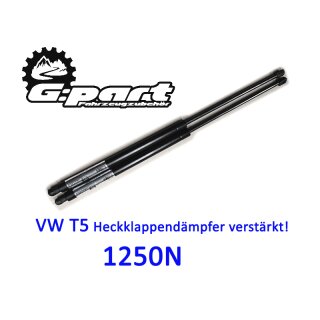 Gasdruckfedern f. Heckklappe VW T5/T6 bis 06/16, 1250N