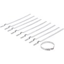 Achsmanschetten-Schellen-Satz | Edelstahl | rostfrei | 7...