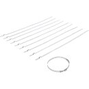 Achsmanschetten-Schellen-Satz | Edelstahl | rostfrei | 7...