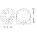 Gummiteller | für Hebebühnen | Ø 125 mm