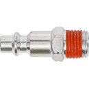 Druckluft-Stecknippel | 6,3 mm (1/4") Außengewinde | USA / Frankreich