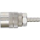 Druckluft-Schnellkupplung mit 6 mm Schlauchanschluss |...