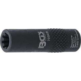 Spezial-Steckschlüssel-Einsatz | 8-kant | für Turboladergehäuse | für Opel, Nissan, Renault