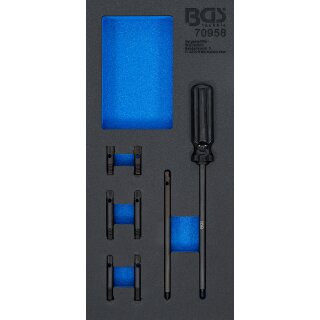 Werkstattwageneinlage 1/3: Ausrichtwerkzeug-Satz für Zylinderkopfdichtungen | für VAG