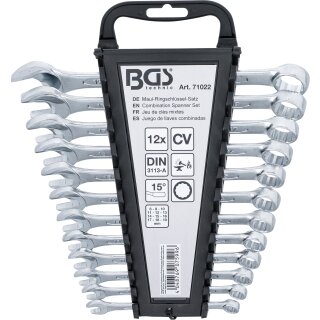 Maul-Ringschlüssel-Satz | SW 8 - 19 mm | 12-tlg.