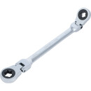 Doppel-Ratschen-Ringschlüssel | abwinkelbar | mit...