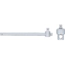 Steckschlüssel-Adapter mit Ratschenfunktion | mit Gleitgriff | Abtrieb 12,5 mm (1/2")