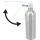 Druckluft-Sprühflasche | Edelstahl | rostfrei | 650 ml