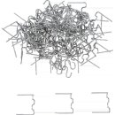 Reparaturklammern-Satz | Wellenform | 0,6 mm | 100-tlg.