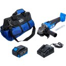 Akku-Winkelschleifer-Satz | bürstenlos | 18 V | mit...