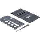 Schrauben- und Gewindeschablone | metrisch | M3 - M20,...