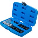 Bremssattel-Steckschlüssel- und Bit-Einsatz-Satz | 17-tlg.