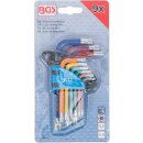 Winkelschlüssel-Satz | Multicolour | kurz | T-Profil...