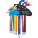 Winkelschlüssel-Satz | Multicolour | T-Profil (für Torx) T10 - T50 | 9-tlg.