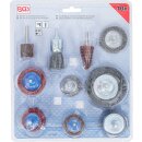 Bürsten- und Schleiflamellenrad-Satz | 10-tlg.