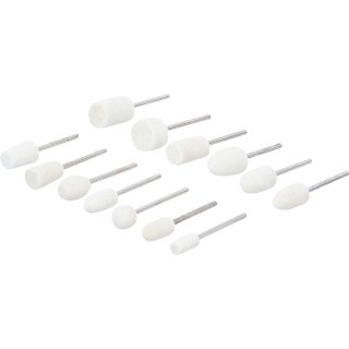 Polierköpfe-Sortiment | 13-tlg.