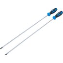 Schraubendreher-Satz | extra lang | Schlitz, Kreuzschlitz...