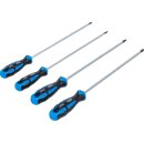 Schraubendreher-Satz | extra lang | T-Profil (für Torx) | T15 - T30 | 4-tlg.