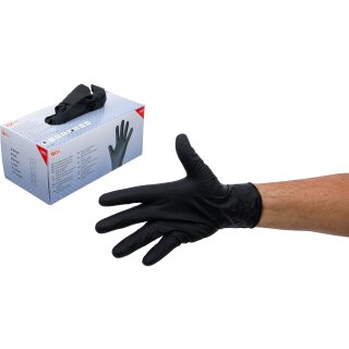 Einweghandschuh-Box | Nitril | mit extra Griffigkeit | Gr. L | 100 St.