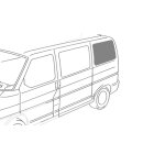 VW T4 sliding window rear drivers side short wheelbase,...