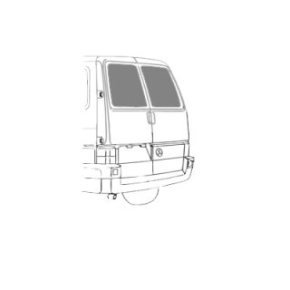 VW T4 rear windows for rear wing doors, tinted
