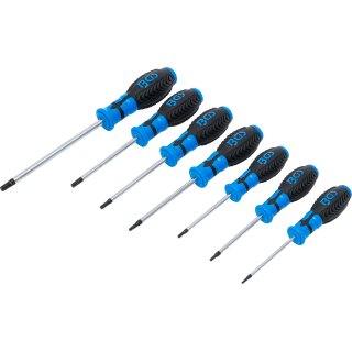 Schraubendreher-Satz | T-Profil (für Torx) mit Bohrung | T10 - T40 | 7-tlg.