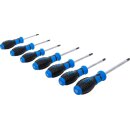 Schraubendreher-Satz | T-Profil (für Torx) mit Bohrung | T10 - T40 | 7-tlg.