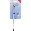 Winkelschlüssel | extra lang | T-Profil (für Torx) mit/ohne Bohrung T45