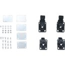 Lenkrollen-Satz | für Systemkoffer-Rollbrett | 4-tlg.